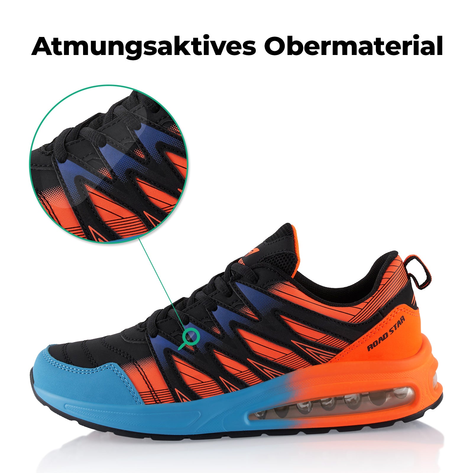 Black and orange tennis shoes online